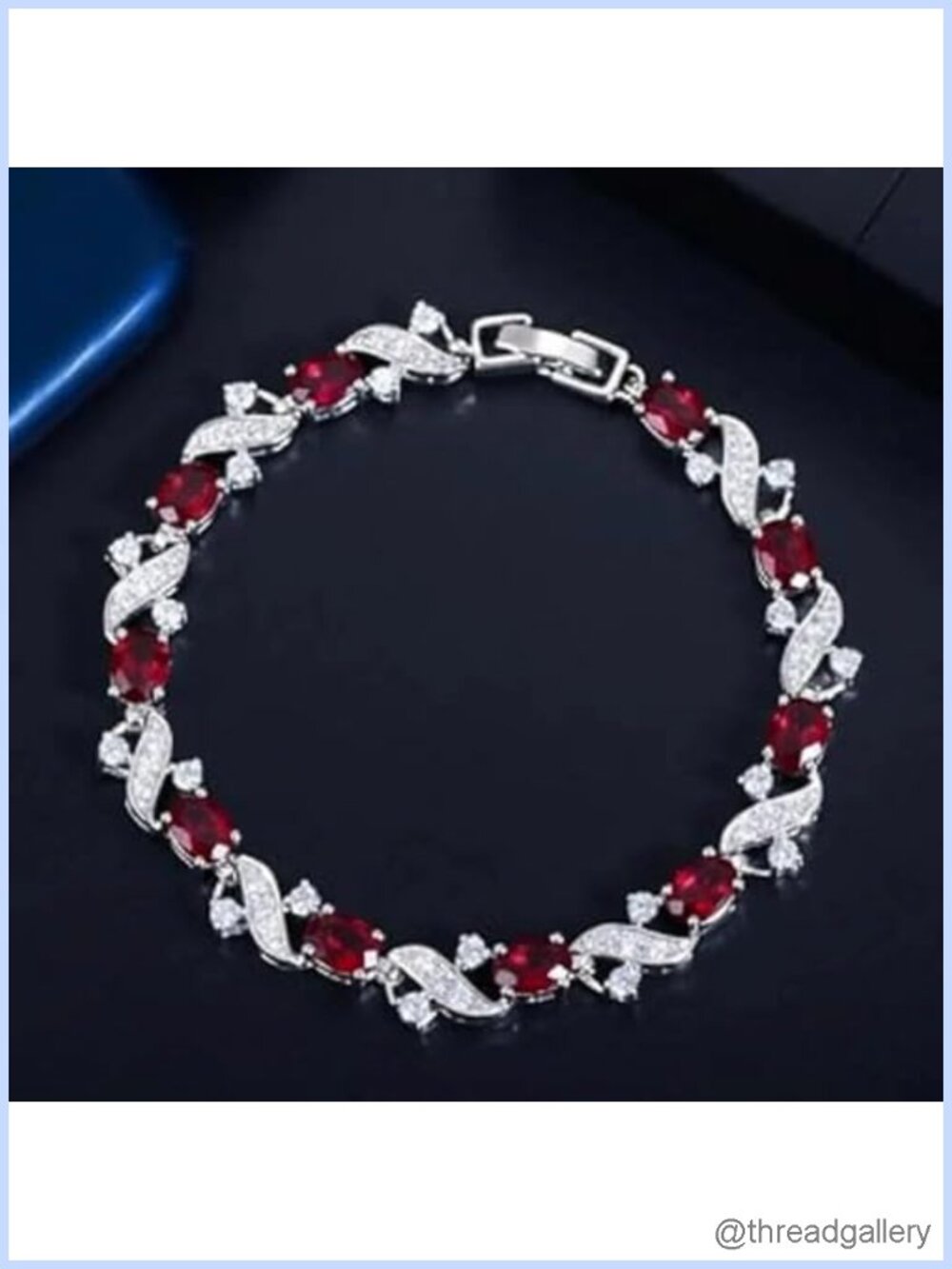 Multi Oval Zircon Bracelet Luxury Crystal Jewelry for Women